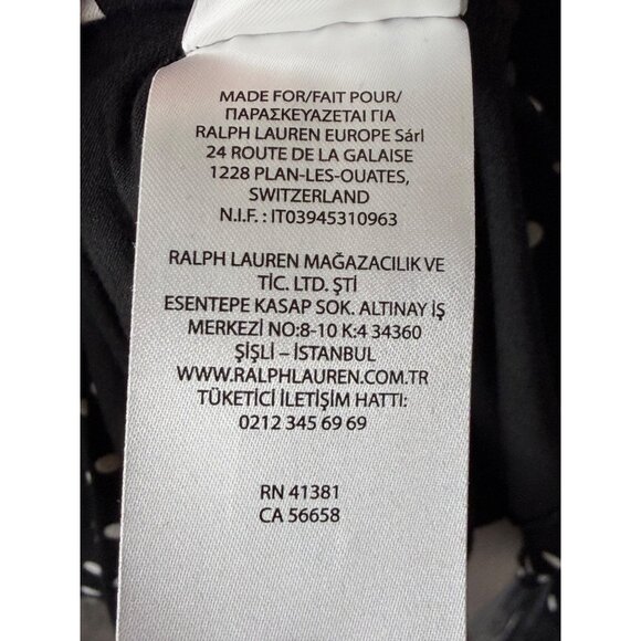 Lauren Ralph Lauren Polka Dot Surplice Top 3X Faux Wrap Long Sleeve Career NWT - Picture 8 of 13